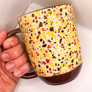 Red Terrazzo Mug