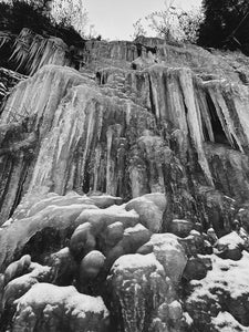 Roadside Icicles 2 (B&W)
