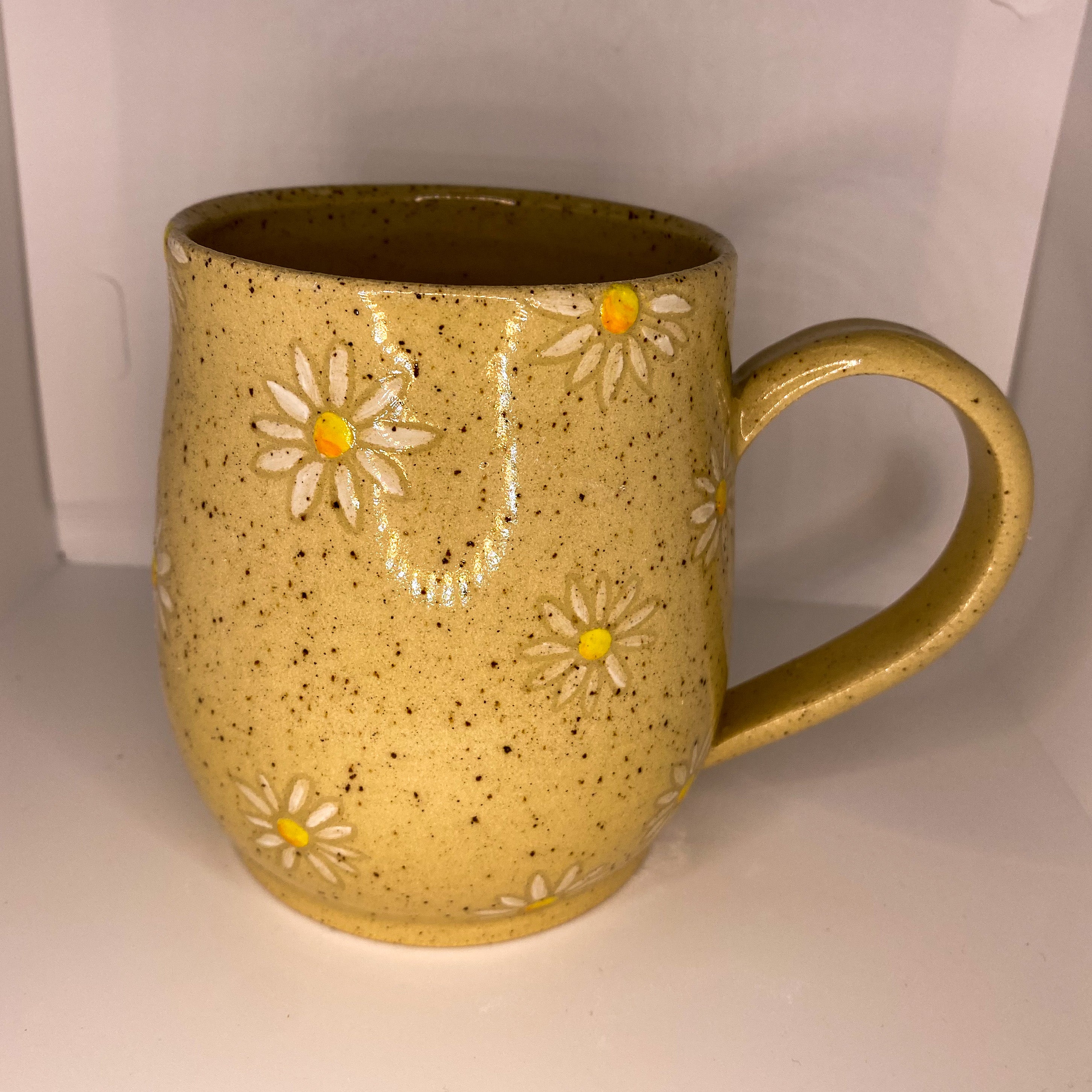 Small Daisy Speckled Mug