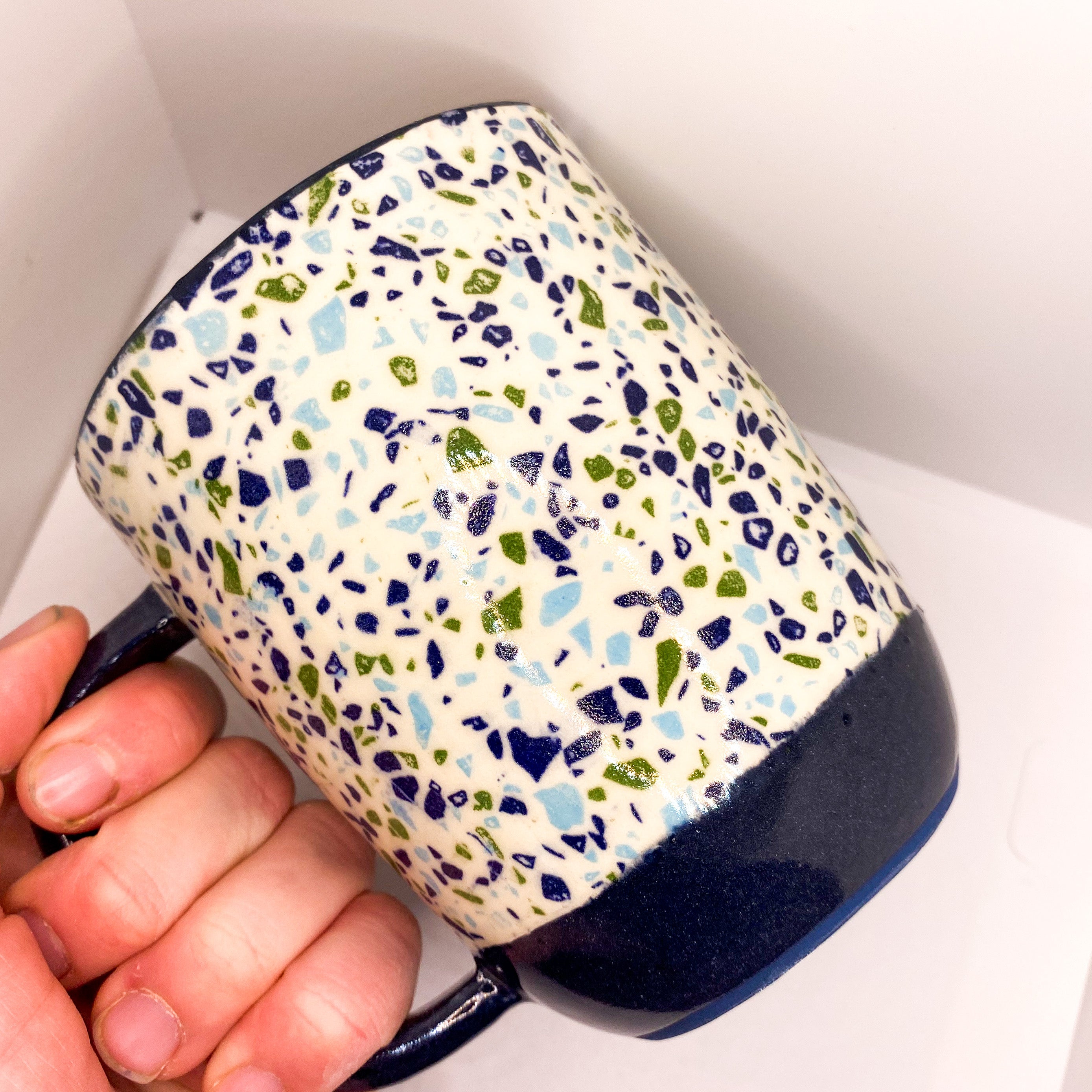 Blue Terrazzo Mug