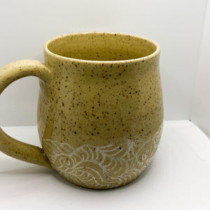Wavy Lines Speckled Mug