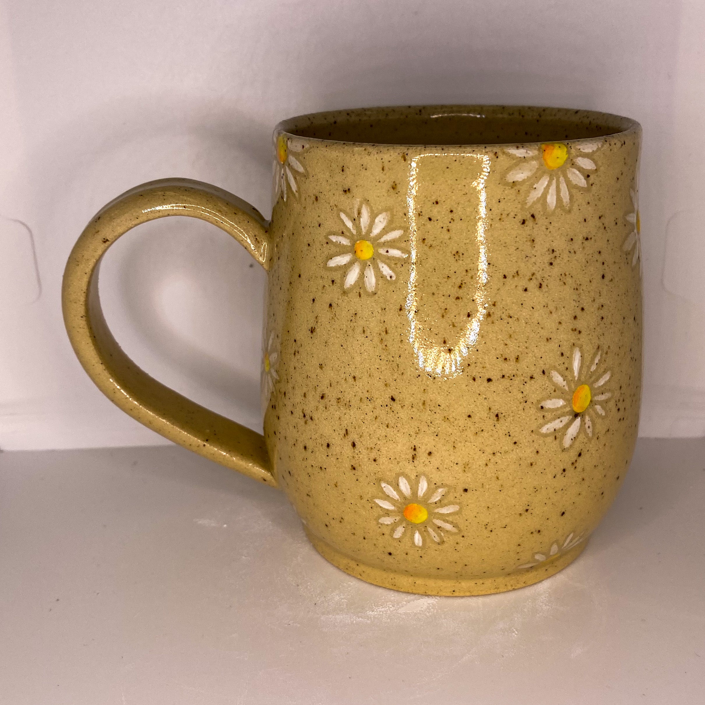 Small Daisy Speckled Mug